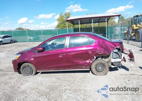 2020 Mitsubishi Mirage G4 Es from USA, damaged, VIN ML32F3FJ6LHF06954